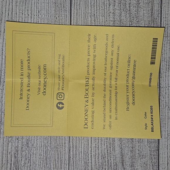 Dooney & Bourke Women's Loni Signature Logo Crossbody Bag Red/Tan NWOT - Picture 13 of 16